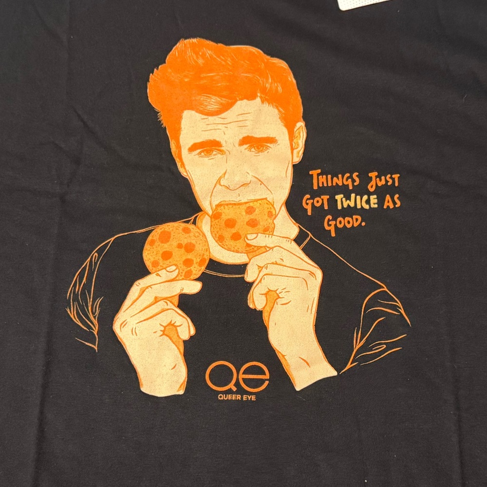 Queer Eye Things Just Got Twice As Good Black Graphic Tee